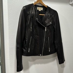Michael Kors Black Leather Jacket